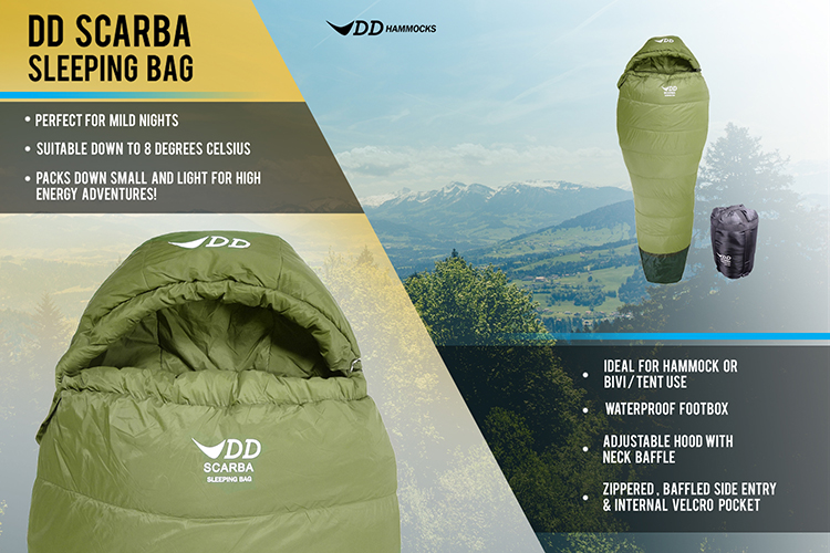 Lightweight top sleeping bag